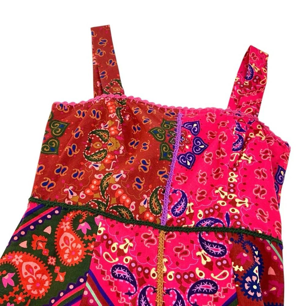 Farm Rio Bandana Print with Pink Multcolor - Picture 3 of 7